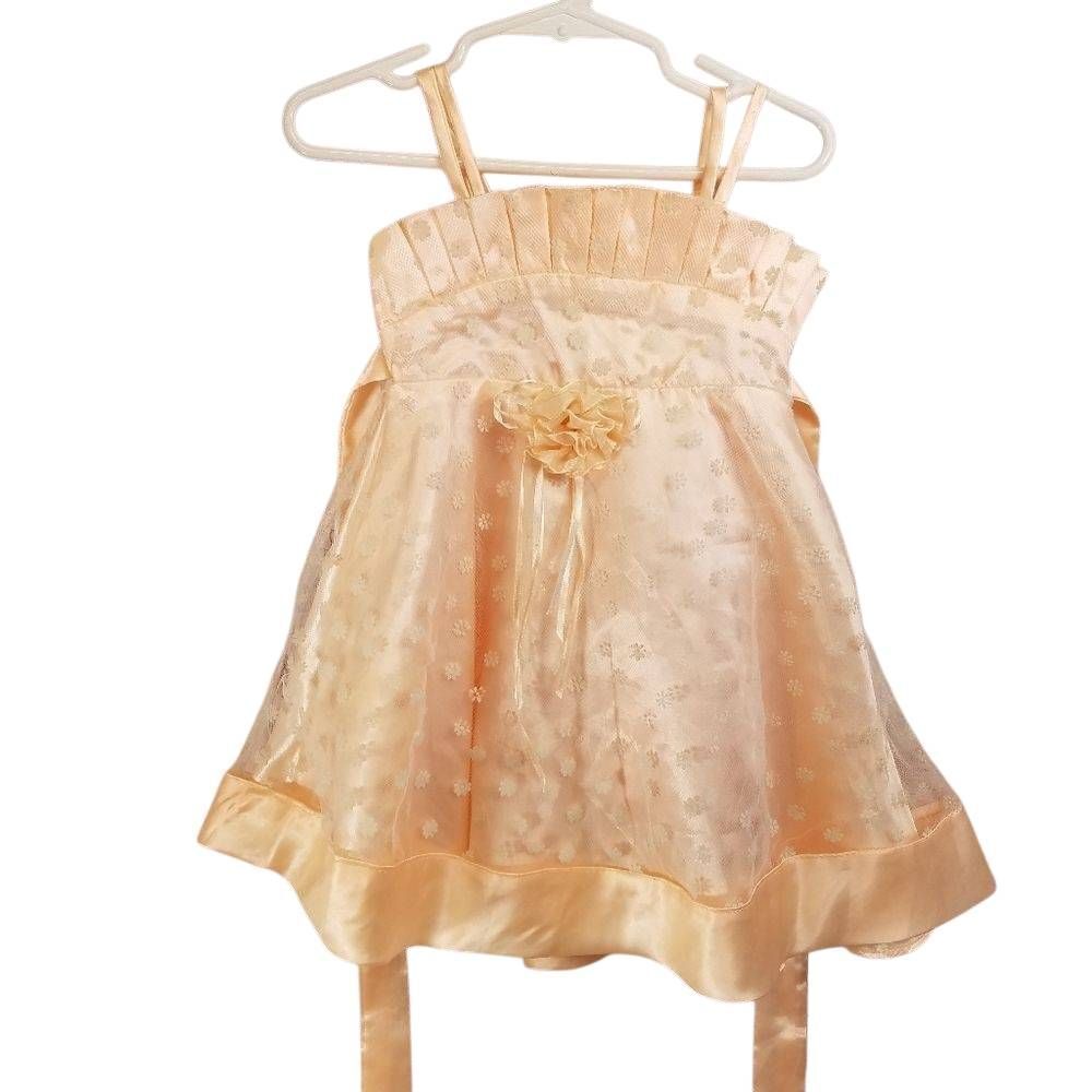S. Square Special Easter occasion dress 12 months Peach